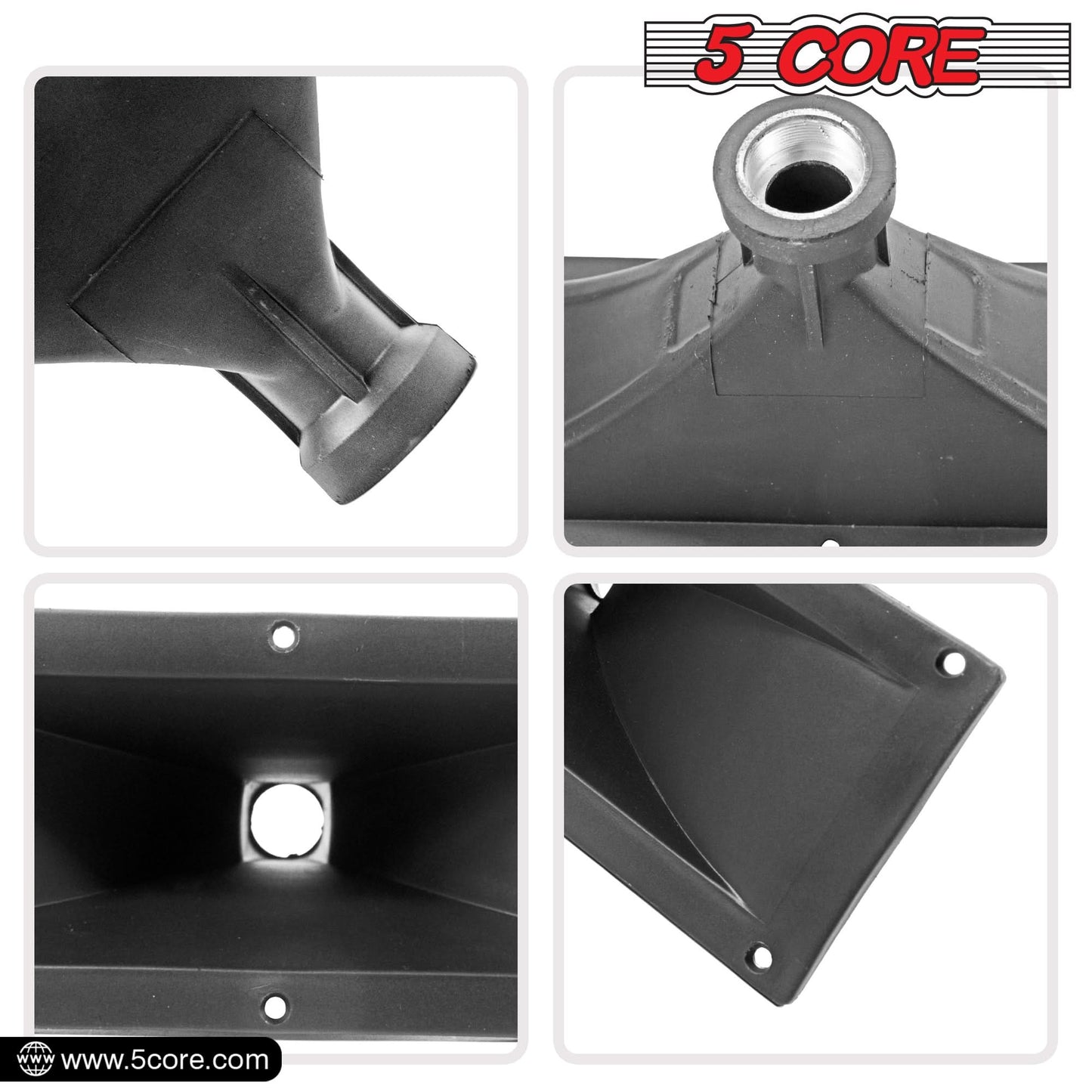 5Core Screw On Compression Driver Horn Tweeter Throat 4X10 4Pcs Heavy Duty Construction-3