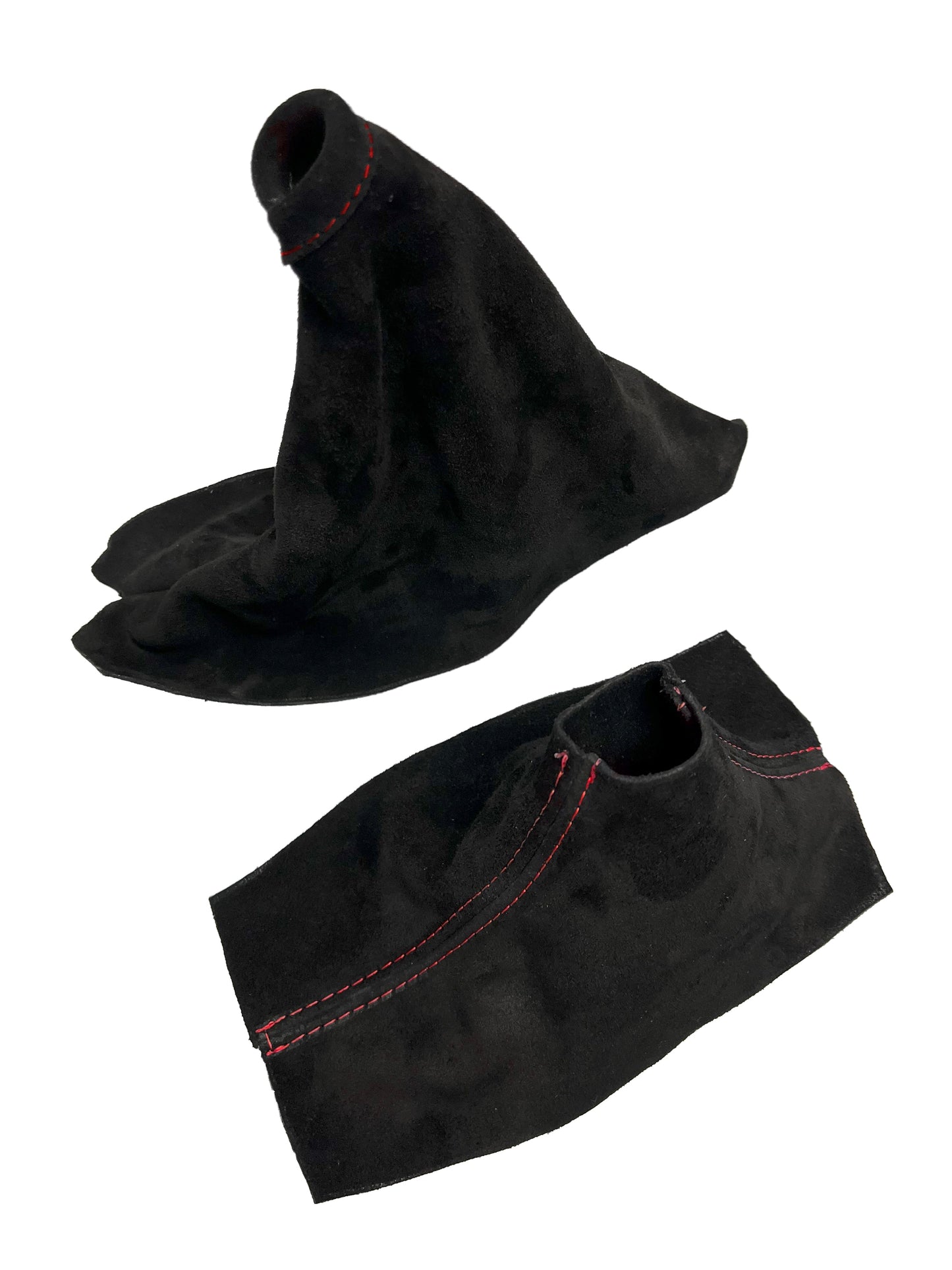 2010-2014 FORD MUSTANG GT Genuine Real Suede Emergency Brake & Shift Boot Cover Set-6