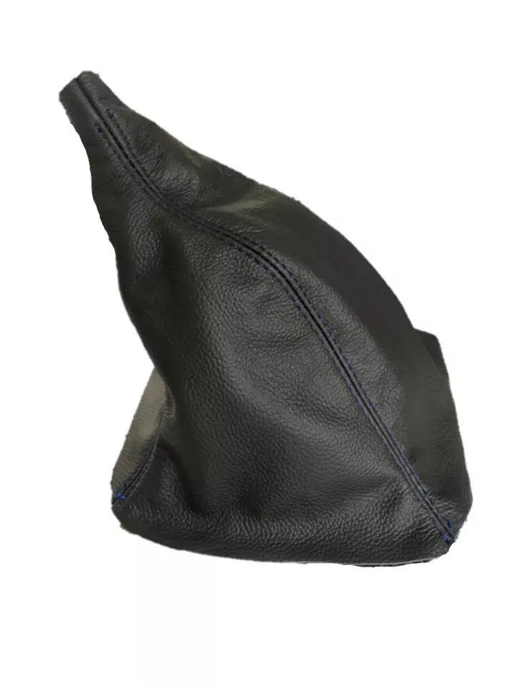 Leather MANUAL Shift Boot Cover In Black 1987 1988 1989 1990 1991 1992 1993 Ford Mustang GT Convertible Coupe-7