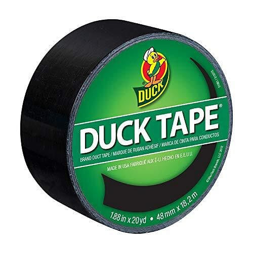 Color Duck Tape Single Roll Black-0