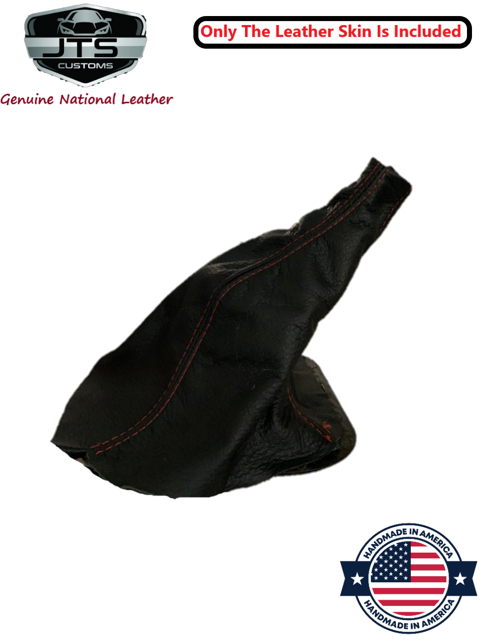 Leather MANUAL Shift Boot Cover In Black 1987 1988 1989 1990 1991 1992 1993 Ford Mustang GT Convertible Coupe-4