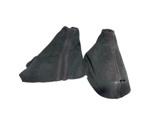 For 1997-2004 Chevy Corvette C5 Genuine Suede Automatic Parking Brake & Shift Boot Cover-0
